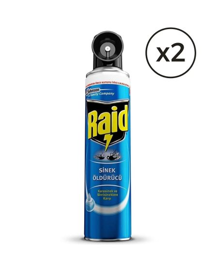 Sinek Öldürücü Sprey 300 Ml Sivrisinek Ve Karasineklere Karşı Etkili 2'li Ekonomik Paket