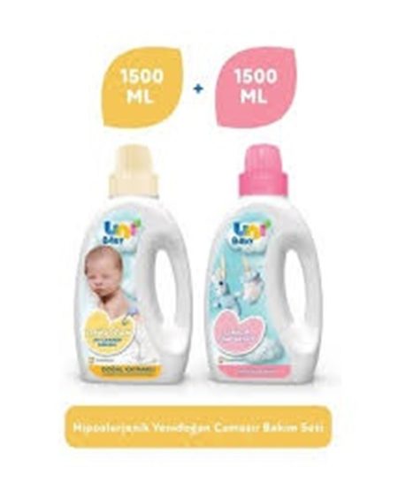 sıvı çamaşır deterjanı+yumuşatıcı 1500ml+1500ml