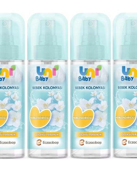 Uni Baby Bebek Kolonyası 150ML Nemlendiricili/çiçeksi Ferahlık (4 Lü Set)