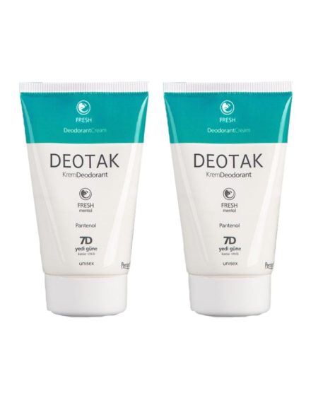 Unisex Krem Deodorant 2'li Set