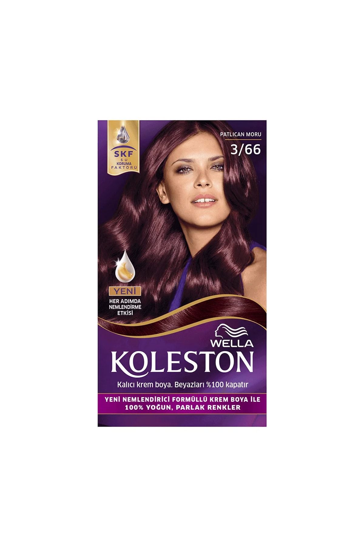 Wella 3/66 Patlıcan Moru Set Saç Boyası