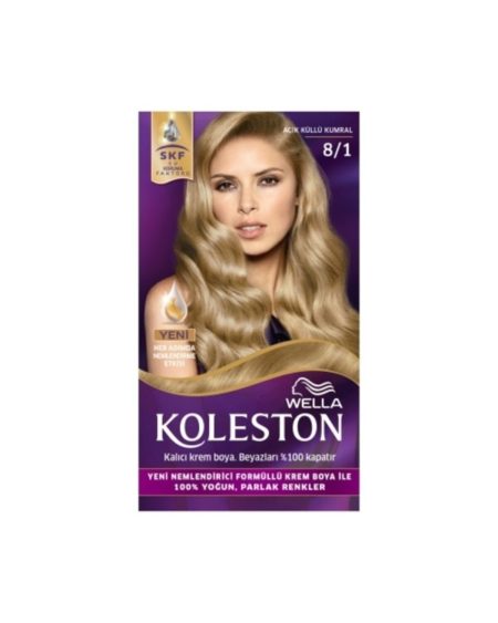 Wella 8/1 Kit Boya Açık Küllü Kumral Saç Boyası