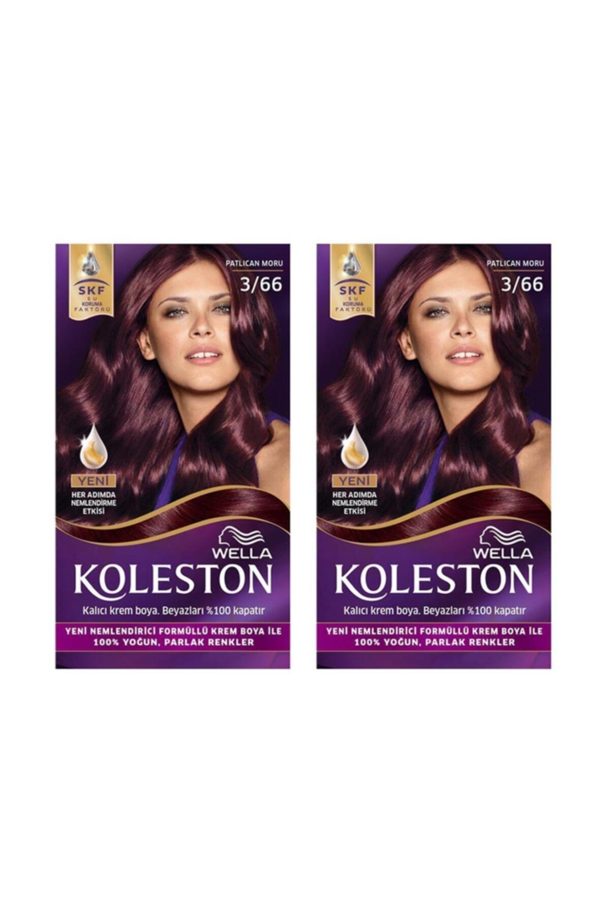 Wella Kit Boya 3-66 Patlıcan Moru 2 Adet