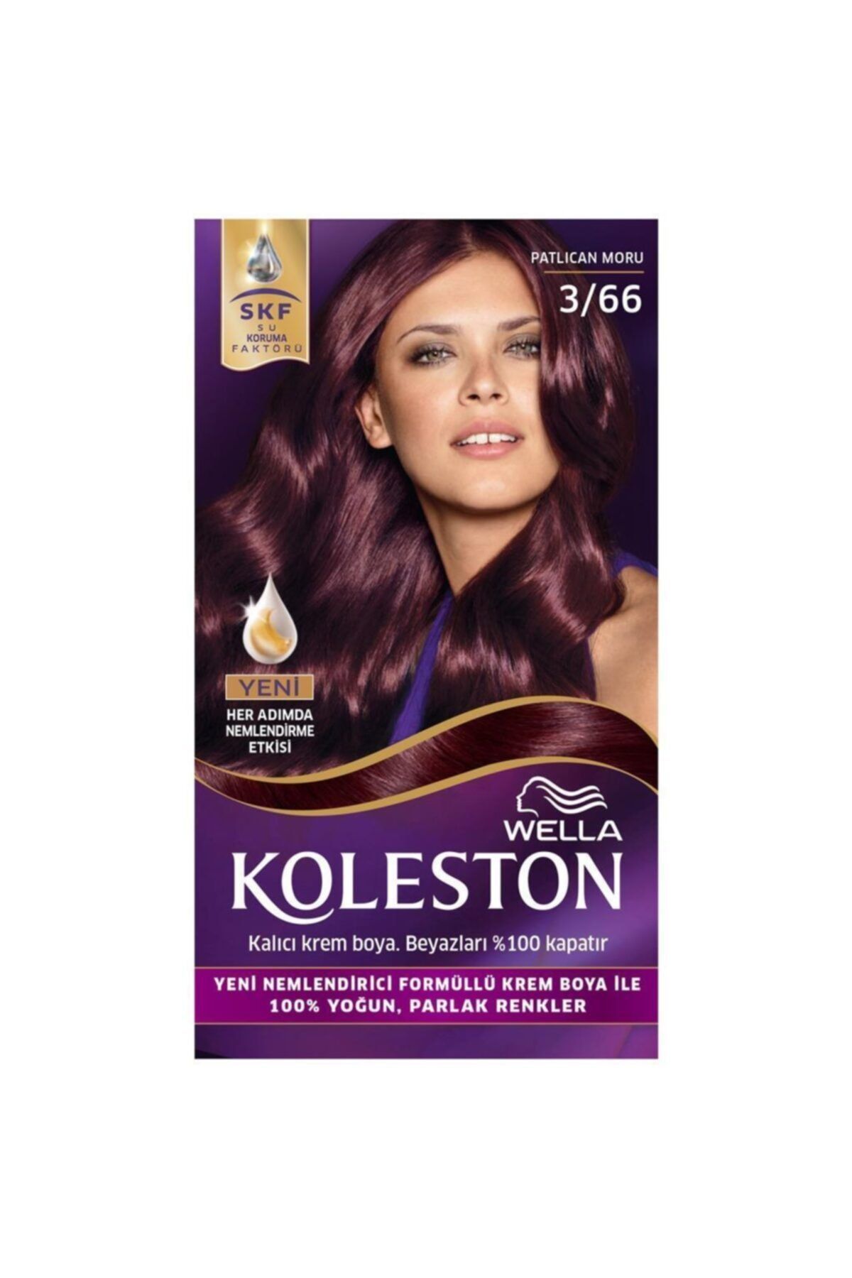 Wella Kit Boya 3-66 Patlıcan Moru