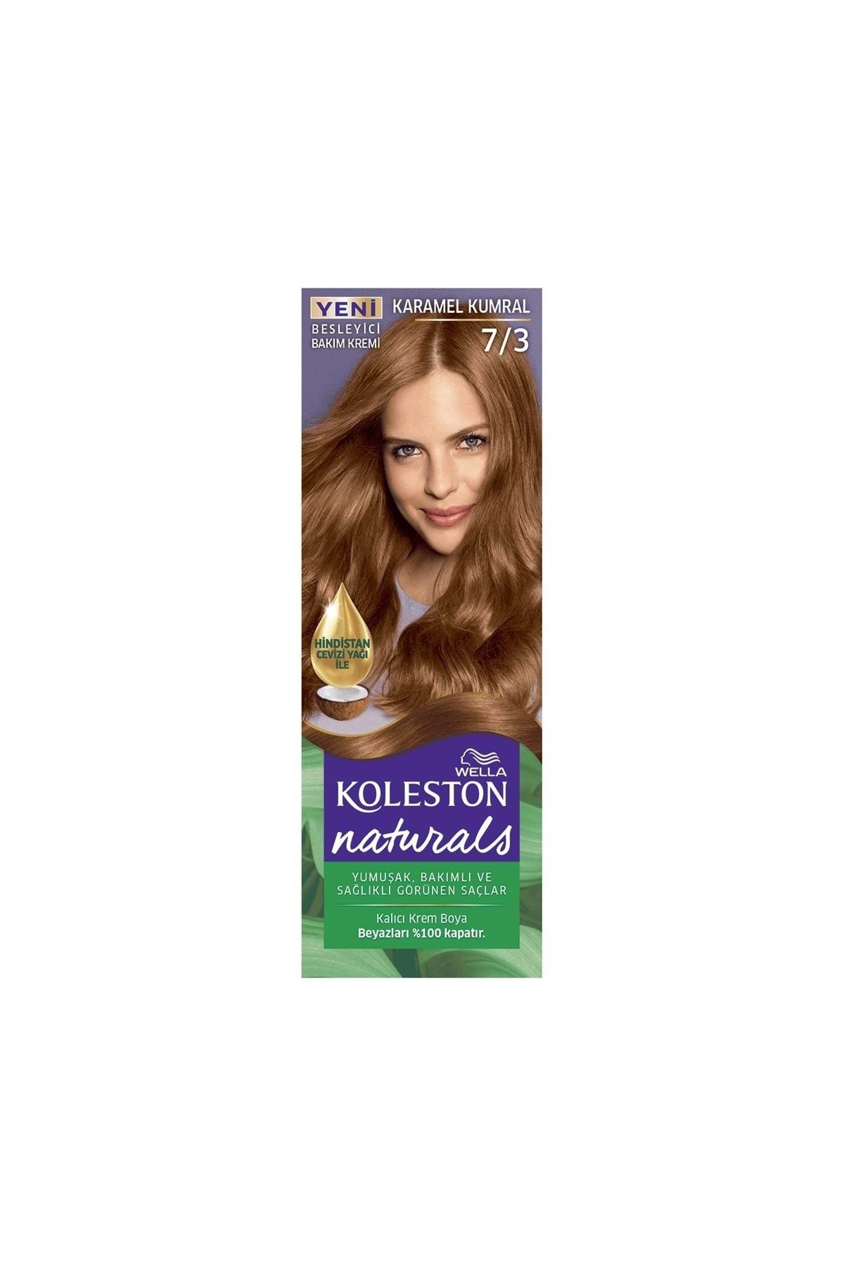 Wella Naturals Besleyici Bakım Kremi 7/3 Karamel Kumral