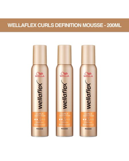 Wellaflex Curls Definition Mousse - 200ML 3'lü Paket