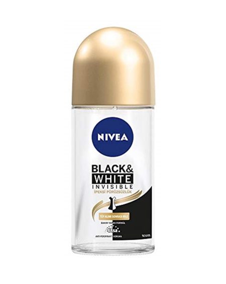 Black & White Invisible - Ipeksi Pürüzsüzlük Roll On Deodorant 50 ml