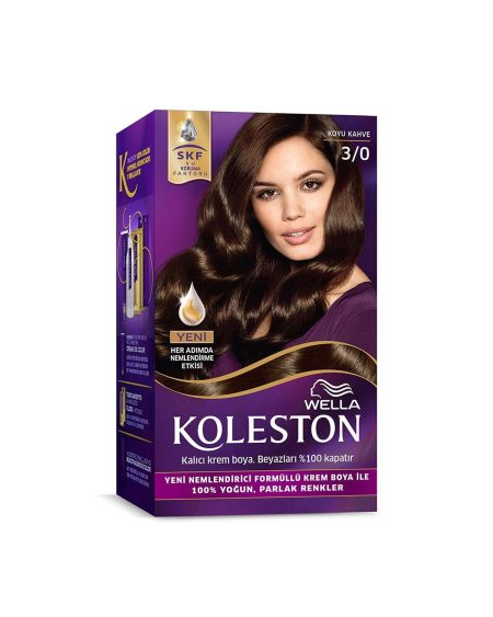 Koleston Kit Saç Boyası 3/0 Koyu Kahve