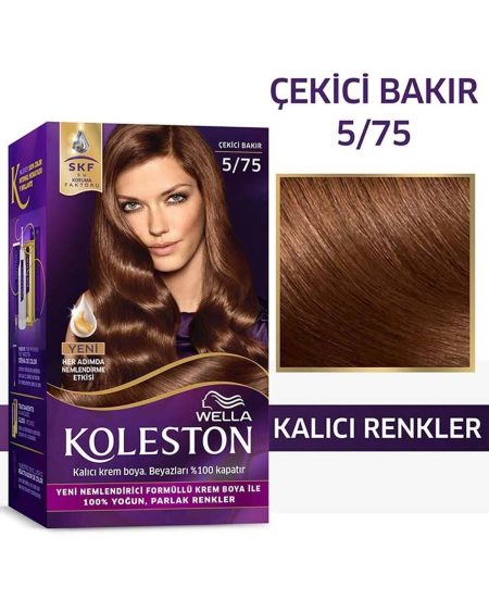 Koleston Kit Saç Boyası 5/75 Çekici Bakır