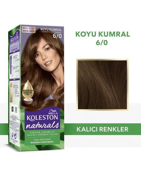 Koleston Naturals Saç Boyası 6/0 Koyu Kumral