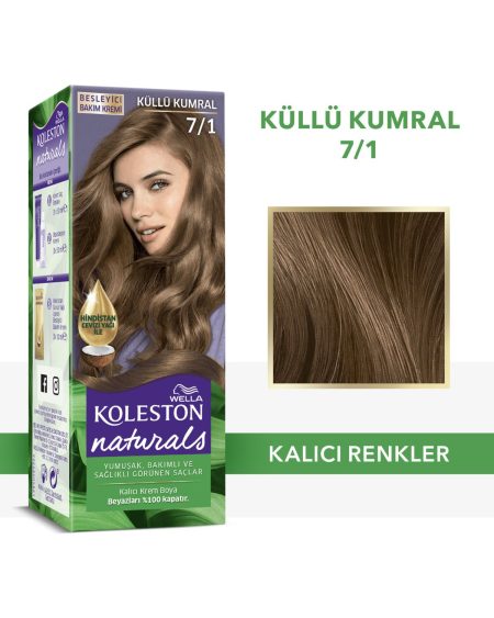 Koleston Naturals Saç Boyası 7/1 Küllü Kumral