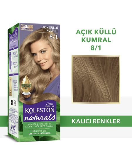 Koleston Naturals Saç Boyası 8/1 Açık Küllü Kumral