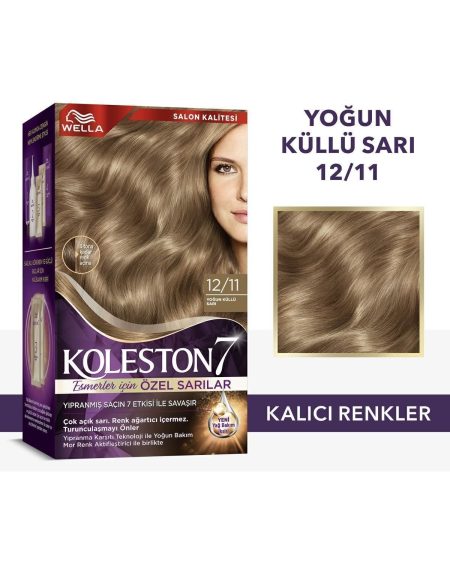 Koleston Supreme Kit Saç Boyası 12/11 Yoğun Küllü Sarı