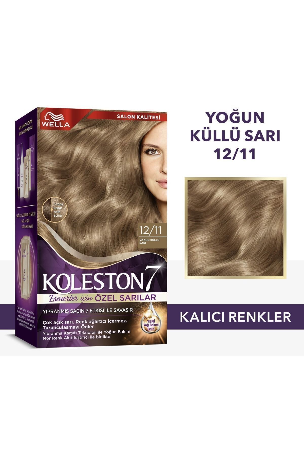 Koleston Supreme Kit Saç Boyası 12/11 Yoğun Küllü Sarı