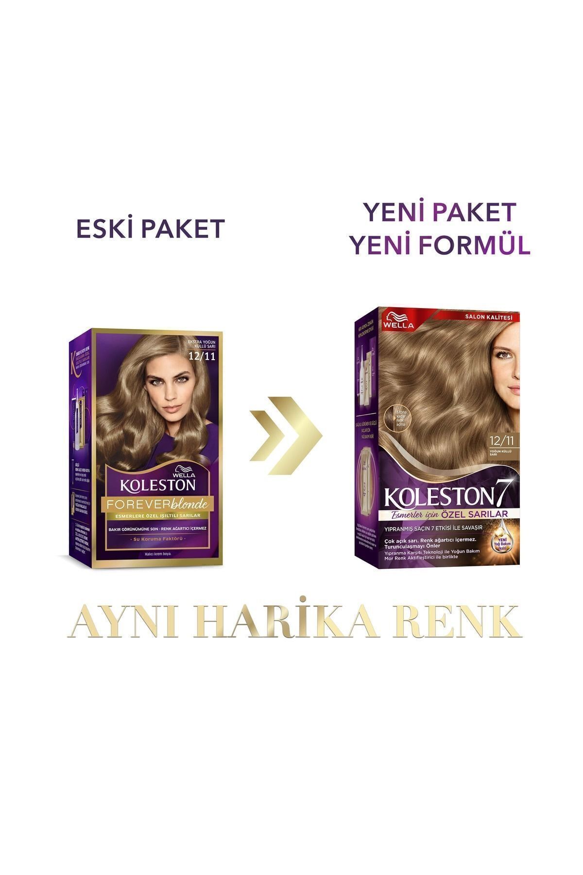 Koleston Supreme Kit Saç Boyası 12/11 Yoğun Küllü Sarı - Görsel 2