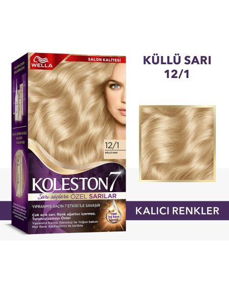 Koleston Supreme Saç Boyası 12/1 Küllü Sarı