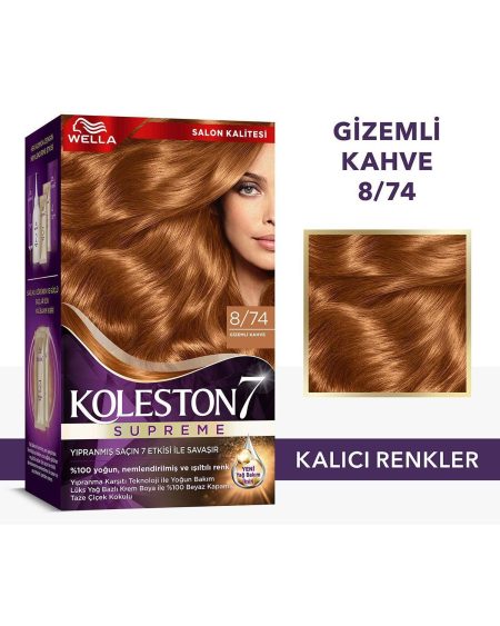 Koleston Supreme Saç Boyası 8/74 Gizemli Kahve