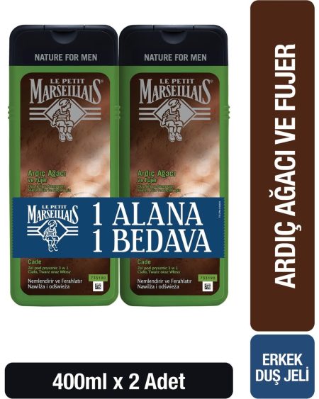 Le Petit Marseillais Ardıç Ağacı ve Füjer Duş Jeli 400ML X2