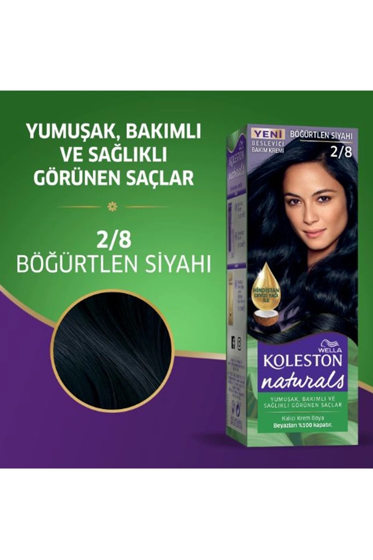 Naturals Saç Boyası Böğürtlen Siyahı 2/8 2x Paket - Görsel 2