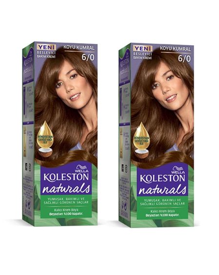 Naturals Saç Boyası Koyu Kumral 6/0 2x Paket