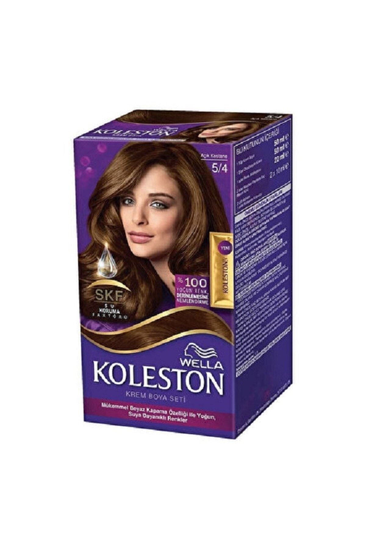 Saç Boyası
açık Kestane 5/4
50 Ml