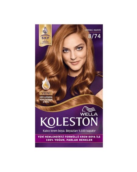 Set 8.74 Gizemli Kahve Saç Boyası Wella