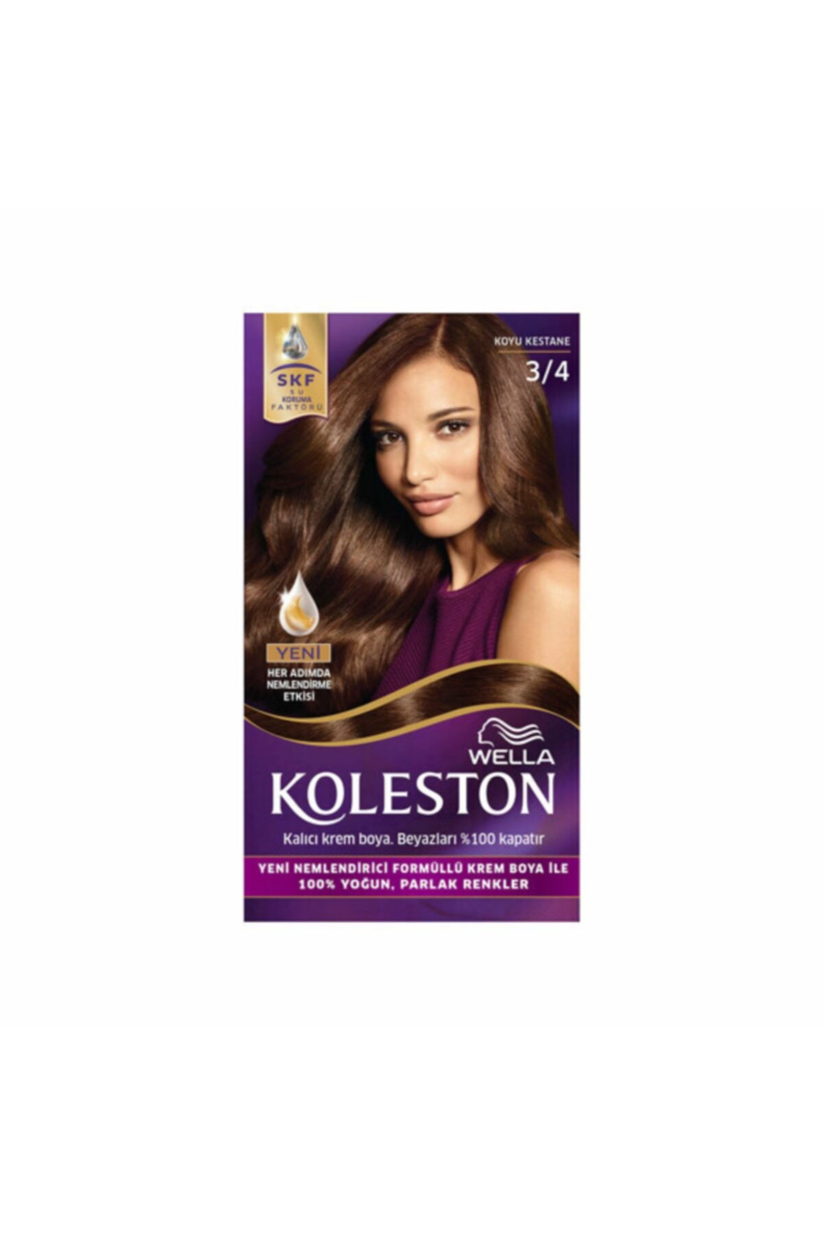 Set Koyu Kestane Saç Boyası 3/4