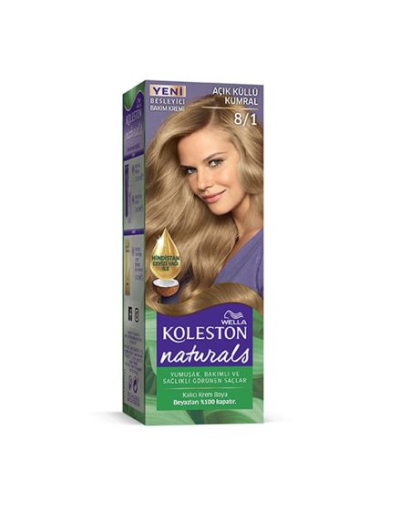 Toptanbulurum Naturals Saç Boyası Açık Küllü Kumral 8/1