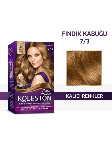 Wella 7/3 Kit Boya Fındık Kabuğu Saç Boyası