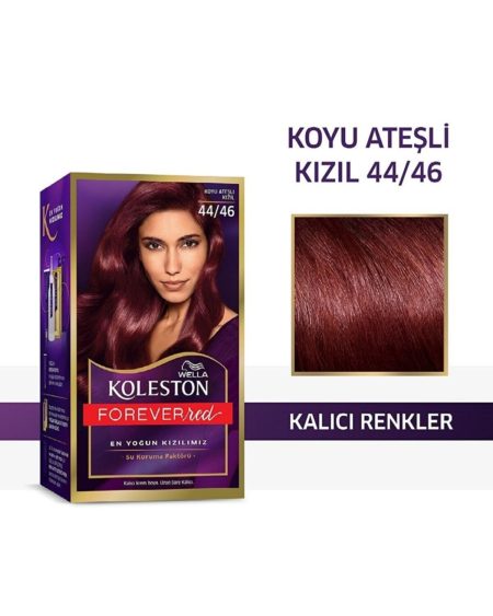 Wella Kit 44.46 Koyu Ateşli Kızıl Saç Boyası