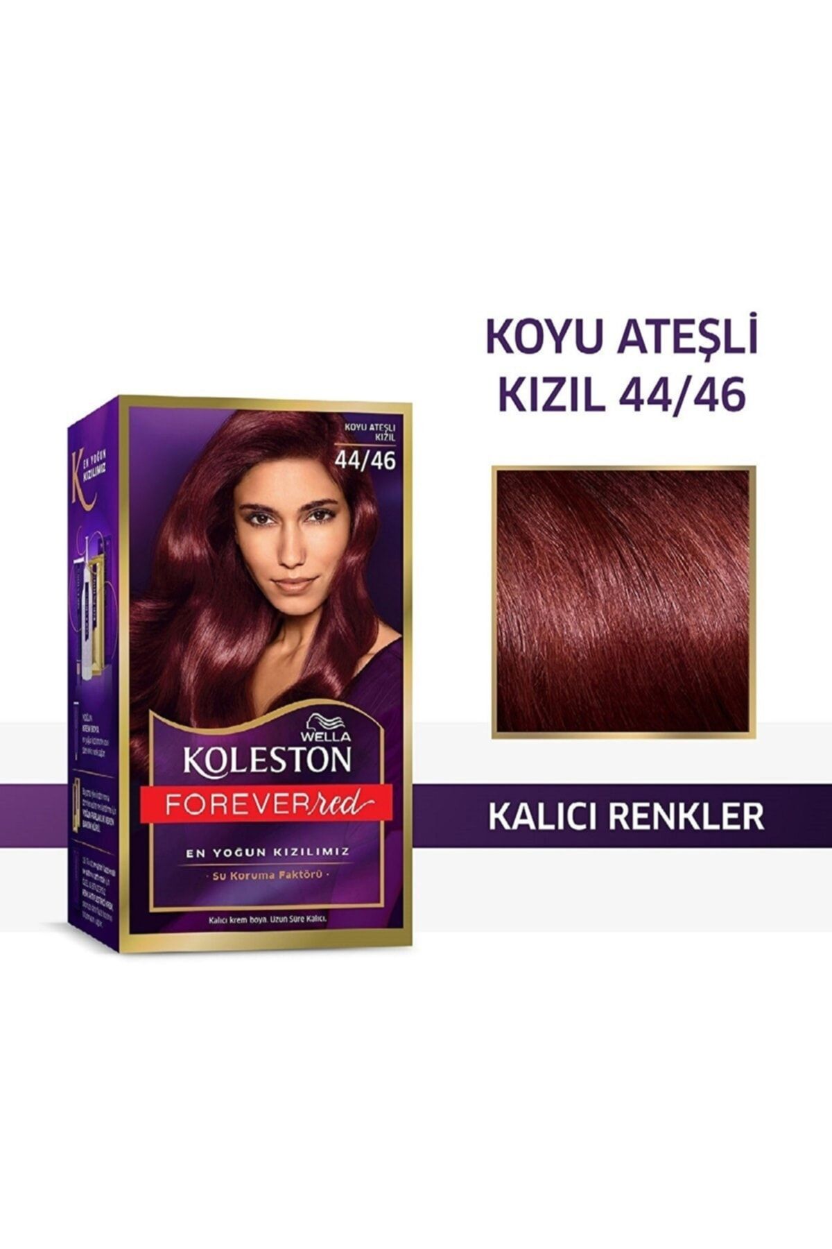 Wella Kit 44.46 Koyu Ateşli Kızıl Saç Boyası