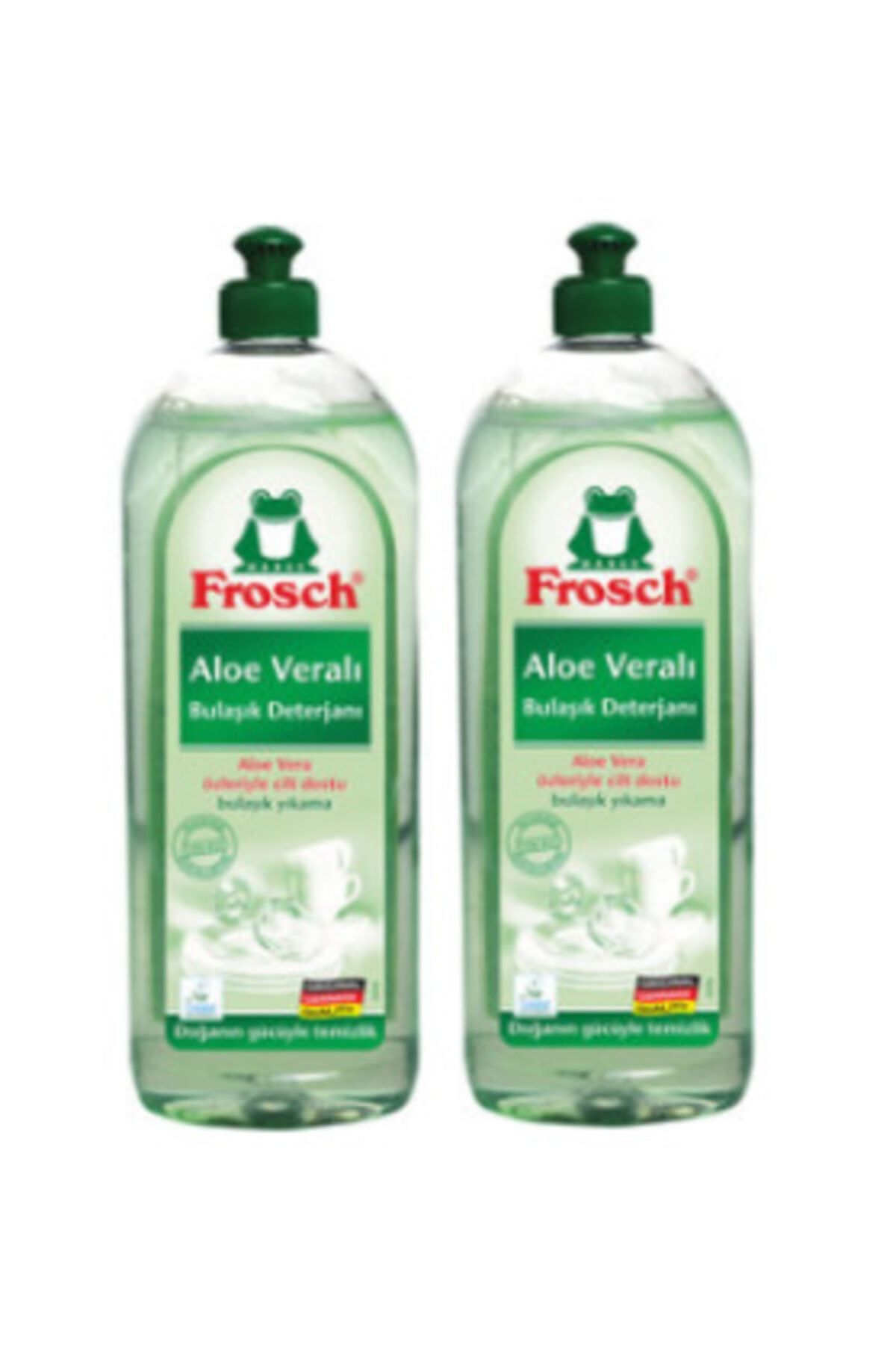 Aloe Veralı Bitkisel Sıvı Bulaşık Deterjanı 750 Ml. X 2 Adet