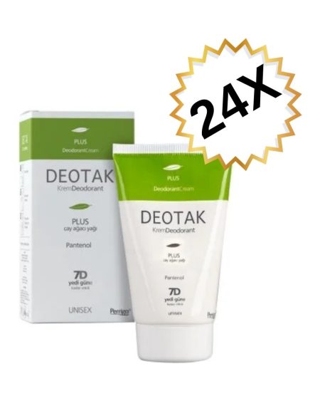 Deotak 24 Adet Deotak Krem Deodorant Plus 35 ml