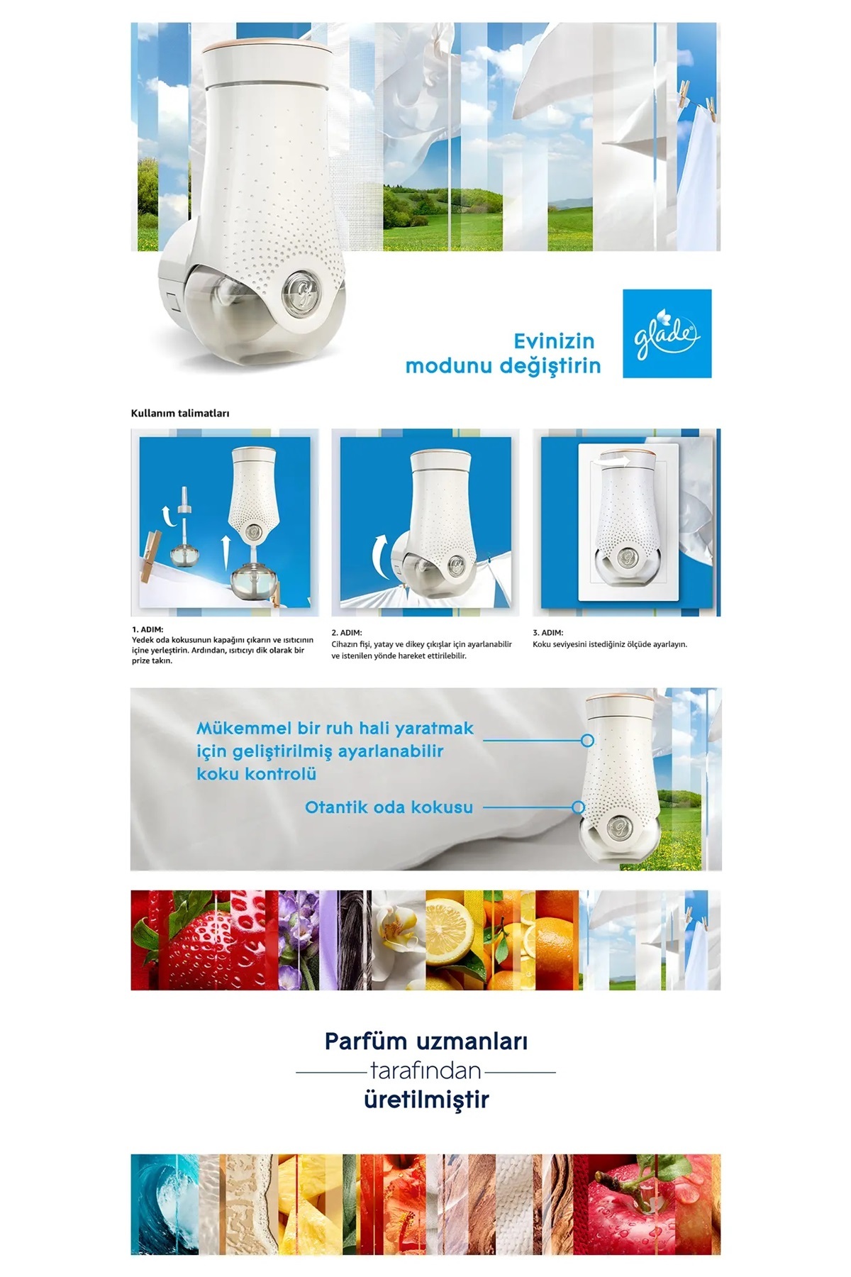 Elektrikli Oda Kokusu Kit Temiz Çarşaf Ferahlığı (2 Li Set) - Görsel 8