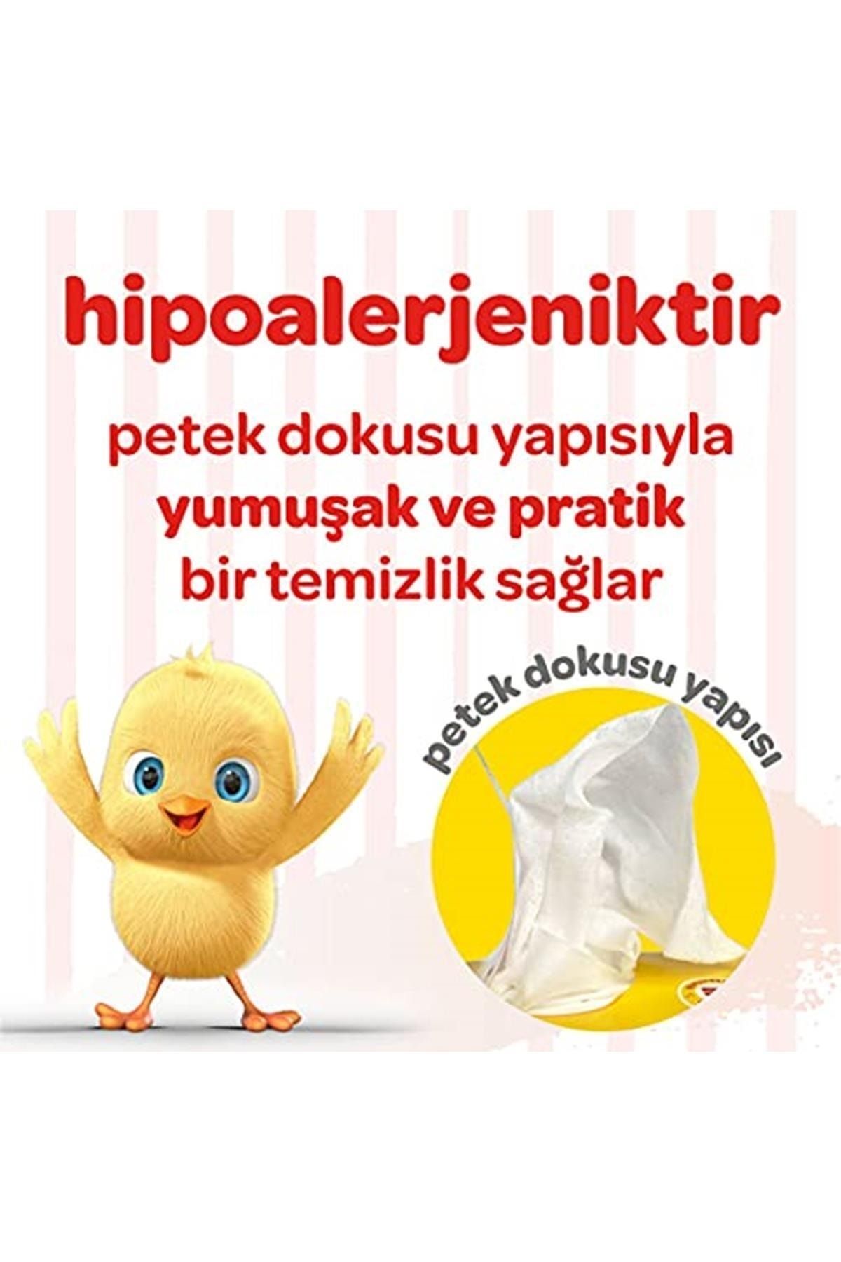 Klasik Islak Havlu, 3'lü Paket 3 X 56 Adet - Görsel 3