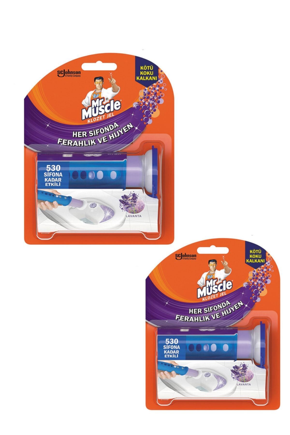 Klozet Jel Lavanta 36 Ml x2 Adet