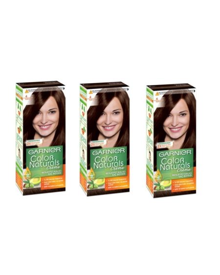 No:4 Kahve Color Natural Boya 3 Lü Set