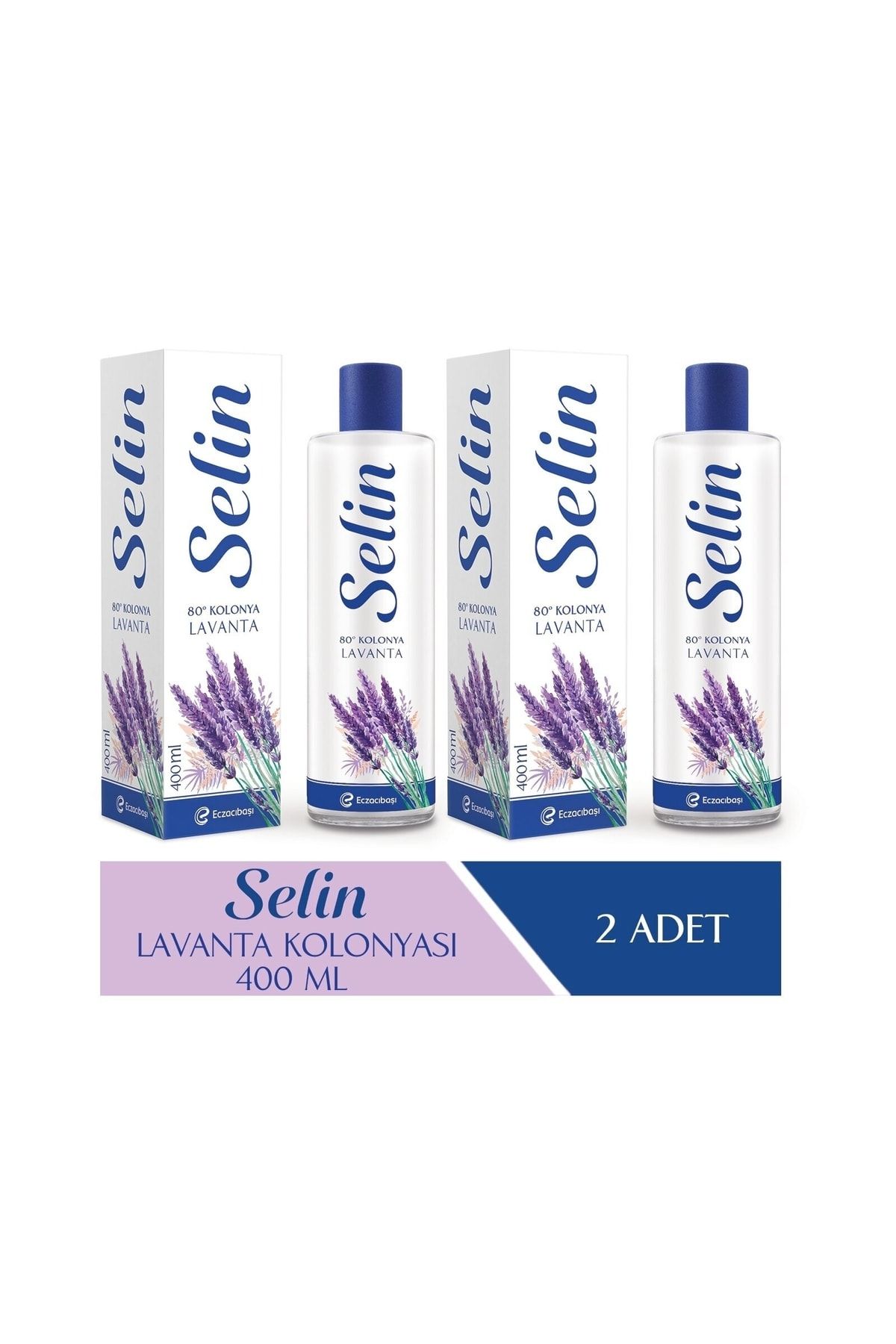 Parfümlü Kolonya Lavanta 800 ml (400*2)