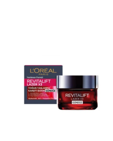 Revitalift Lazerx3 Yoğun Yaşlanma Karşıtı Yüz Kremi Gündüz 50ml