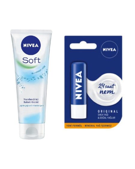 Soft El Ve Vücut Kremi 75 ml + Lip Essential 4,8 gr