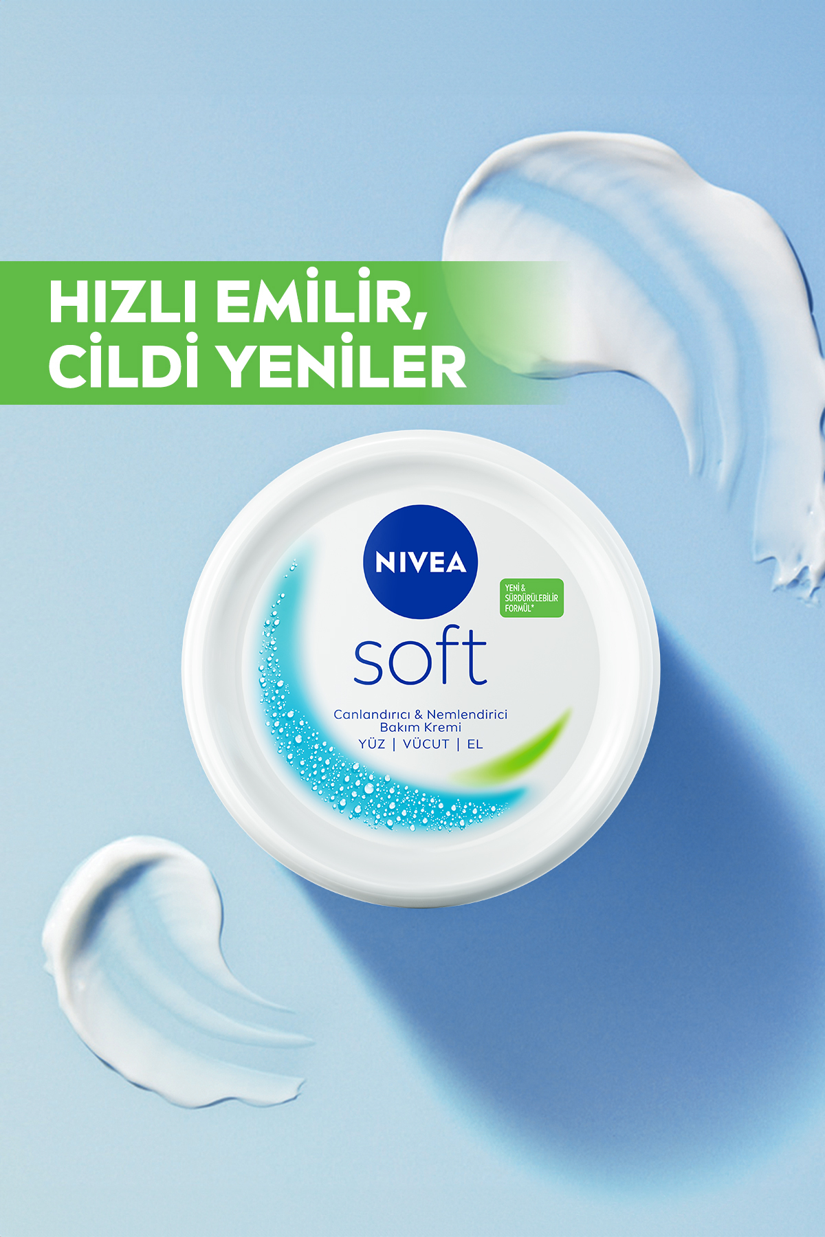 Soft Nemlendirici El ve Vücut Bakım Kremi 300ml, 48 Saat Nemlendirici, Jojoba Yağı, E Vitamini - Görsel 5