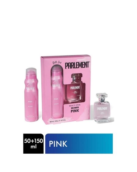 Toptanbulurum 50 ml Pink Kadın Parfüm 150 ml Deodorant Seti