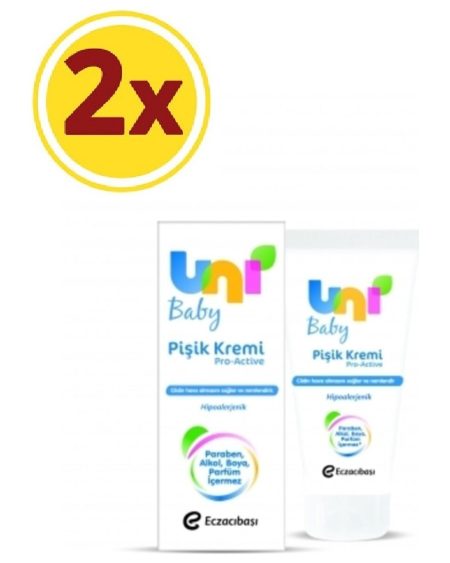 Uni Baby Pişik Kremi 75 ml x 2 Adet