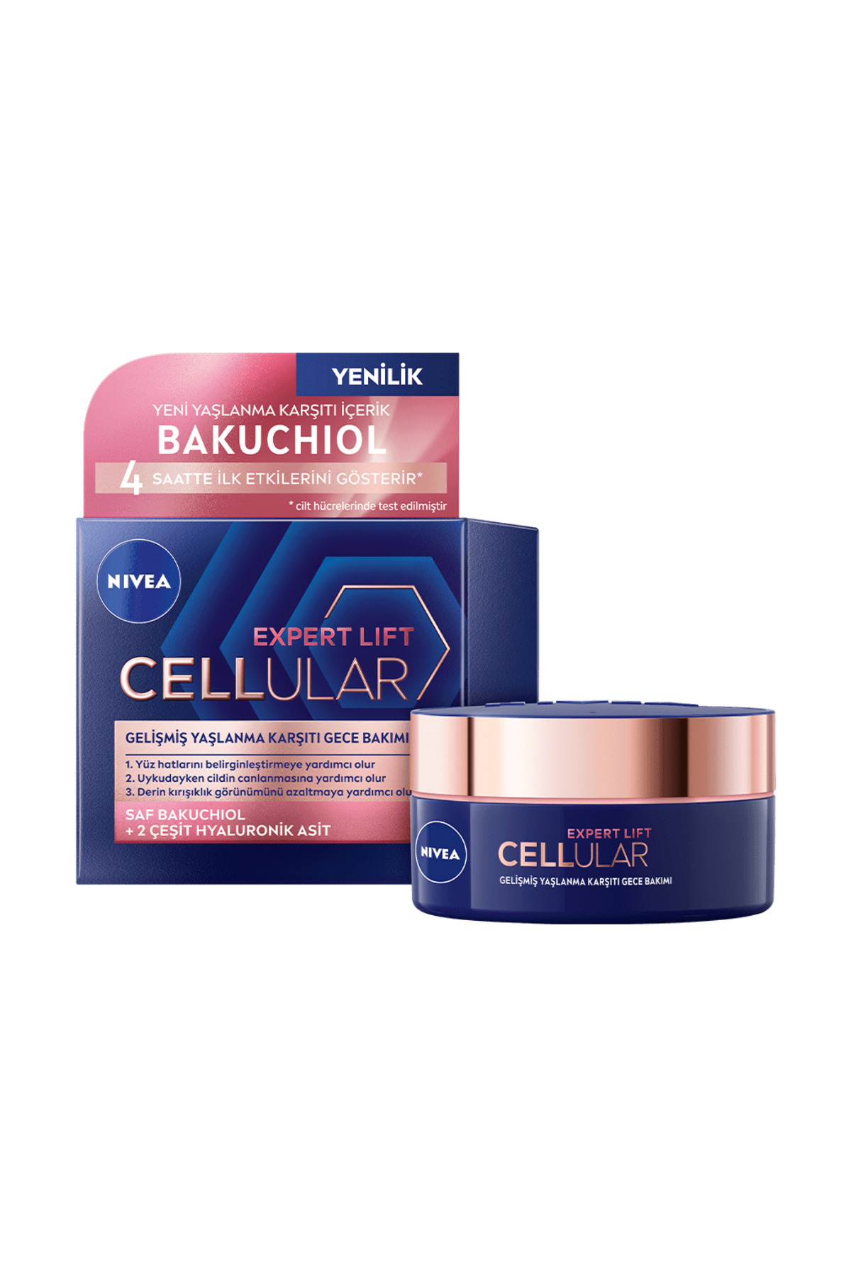 82613 CELLULAR EXPERT LIFT YAŞLANMA KARŞITI GECE KREMİ 50 ML 5 ADET - Görsel 2