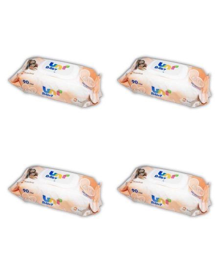 Aile Islak Mendil 90'lı X 4 Paket