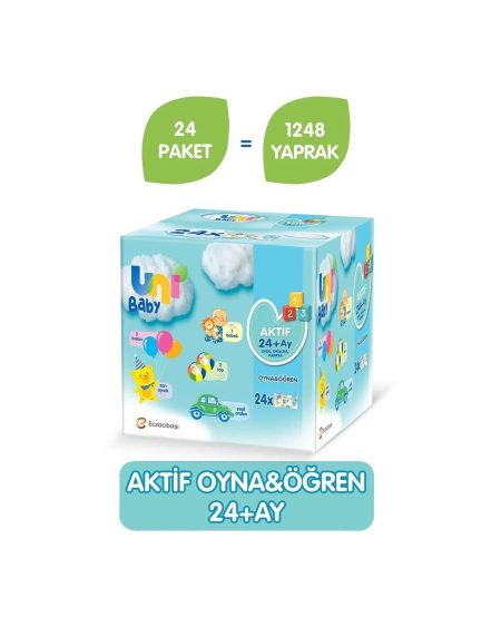 Aktif Oyna Öğren Islak Mendil 24lü Paket 52x24