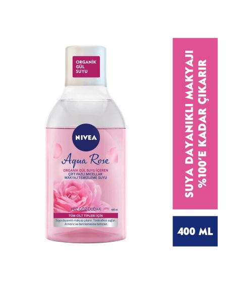 Aqua Rose Çift Fazlı Makyaj Temizleme Suyu 400 ml