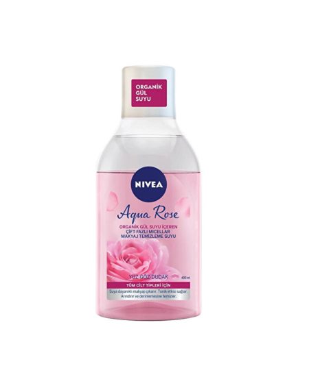 Aqua Rose Micellar - Gül Suyu İçeren Çift Fazlı Makyaj Temizleme Suyu - 400 ml