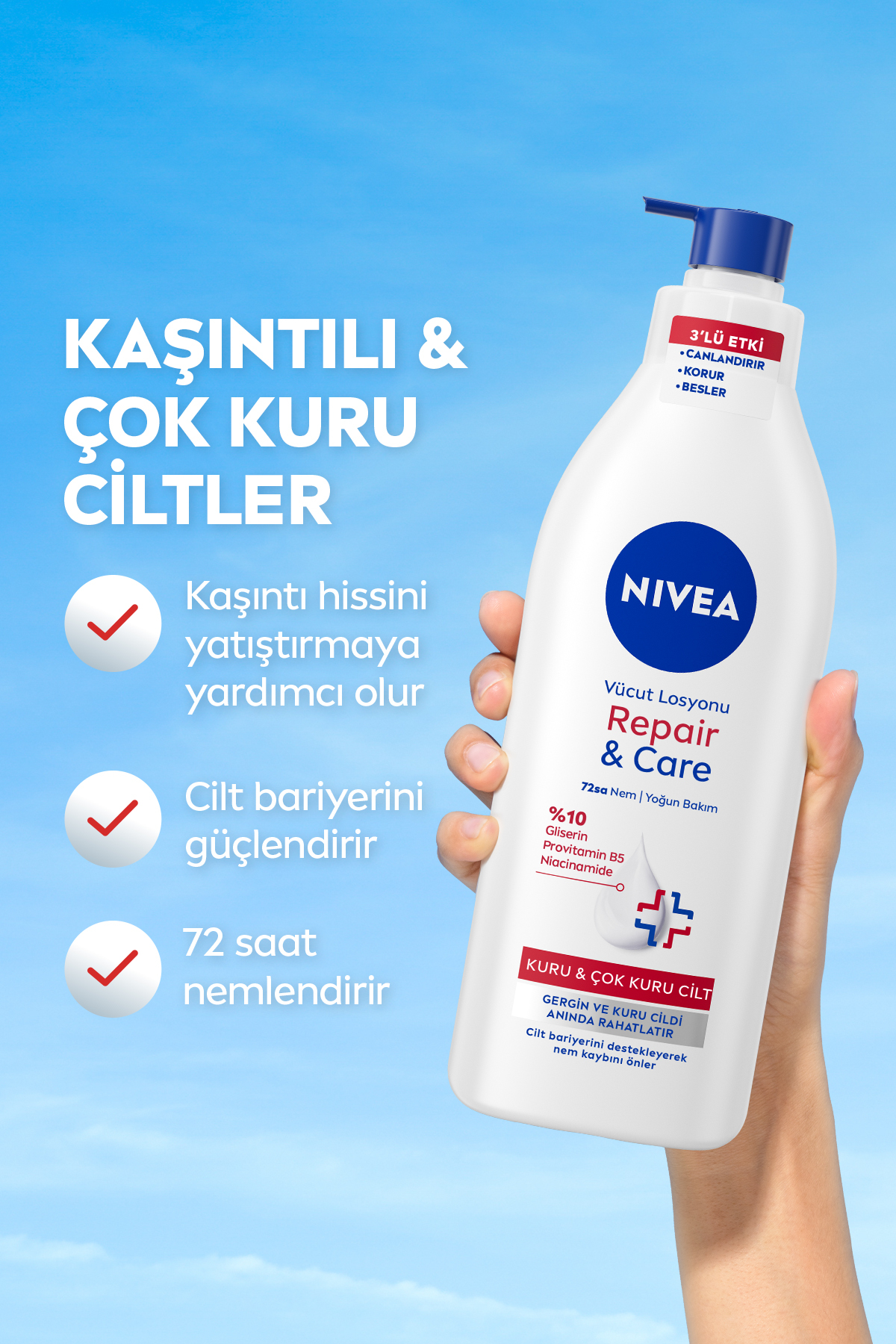 Aydınlatıcı ve Nemlendirici Cilt Bakım Seti, Serum 30ml, Tonik 100ml ve Vücut Losyonu 400ml - Görsel 5