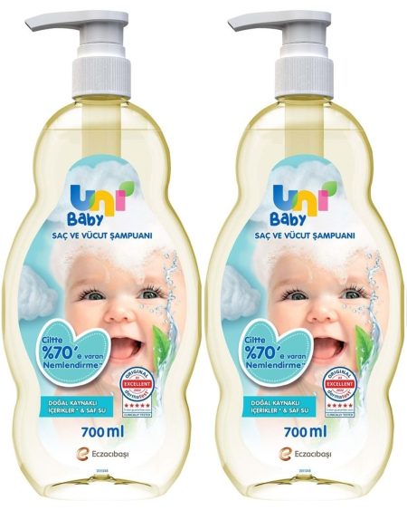 Bebek Saç Ve Vücut Şampuanı 700ml Klasik (POMPALI) (2 Lİ SET)